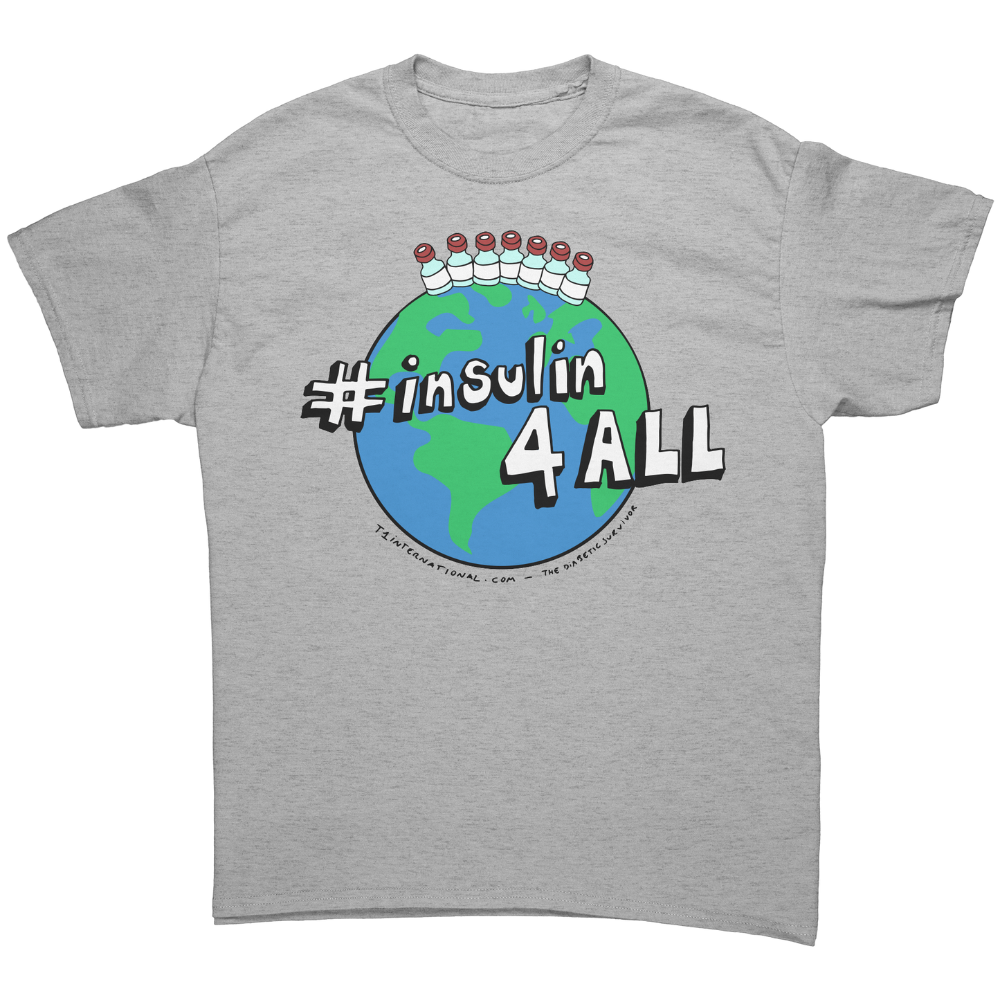 Unisex_Globe_T-shirt_-_insulin4all_Sport_Grey_Front_Mockup.png