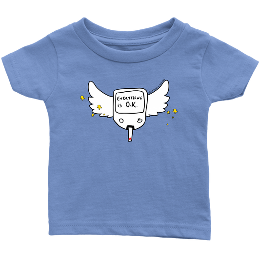 Diabetes Everything is O.K. Wings Infant T-Shirt