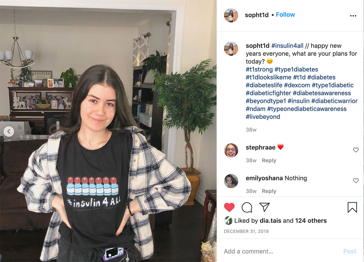 Unisex diabetes shirt - #insulin4all