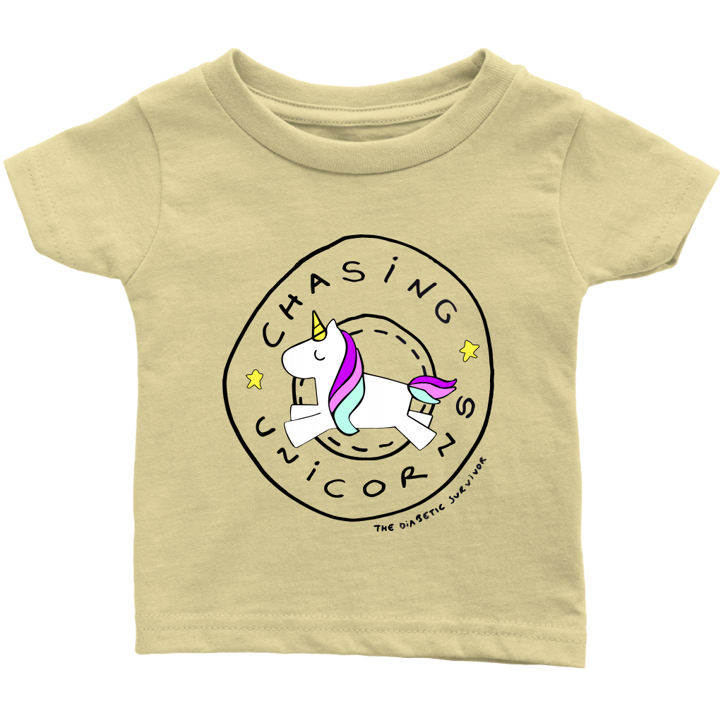 Diabetes Chasing Unicorns Infant Tee Shirt