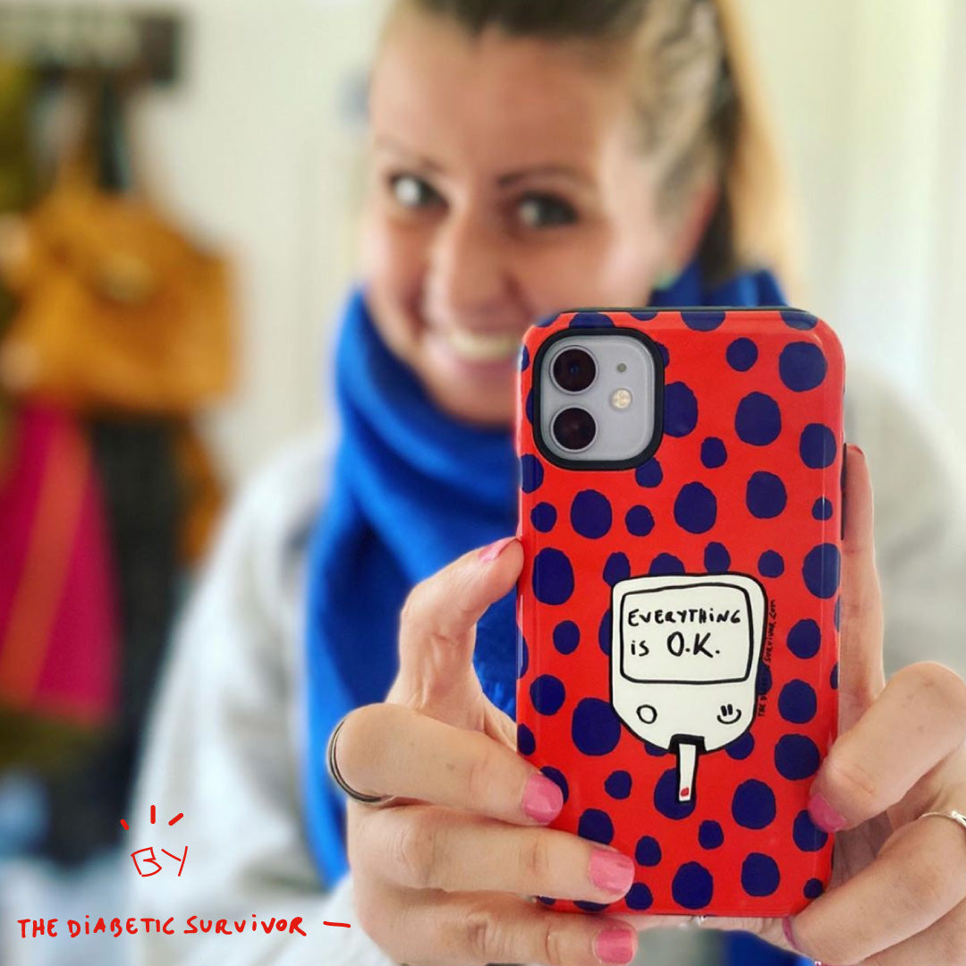 Diabetes iphone case