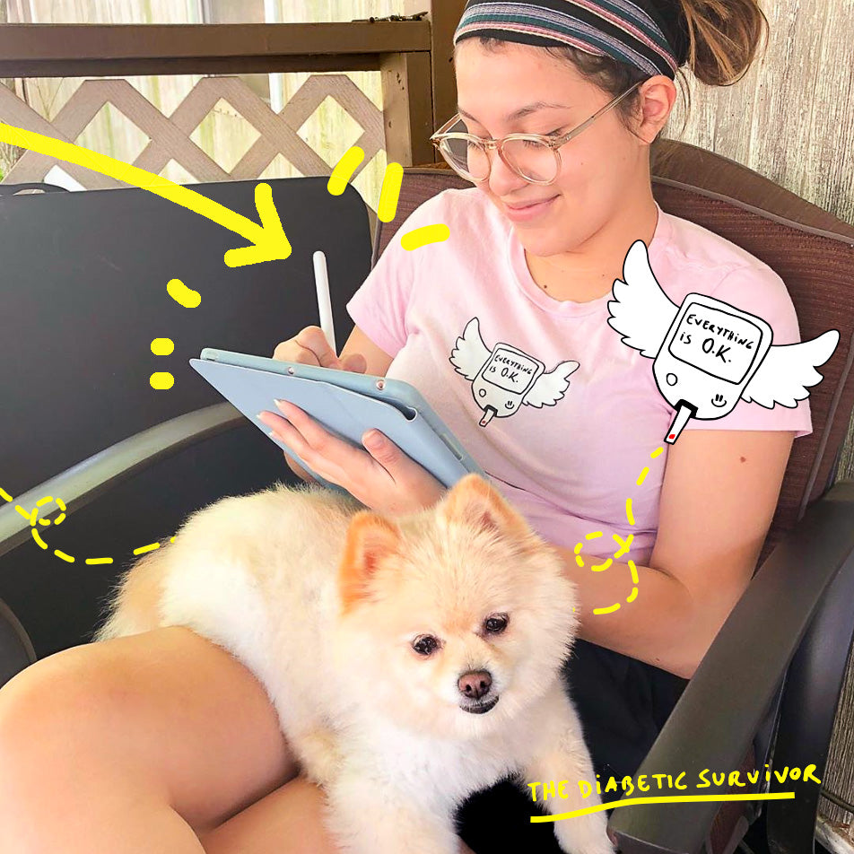 diabetic t-shirt pink