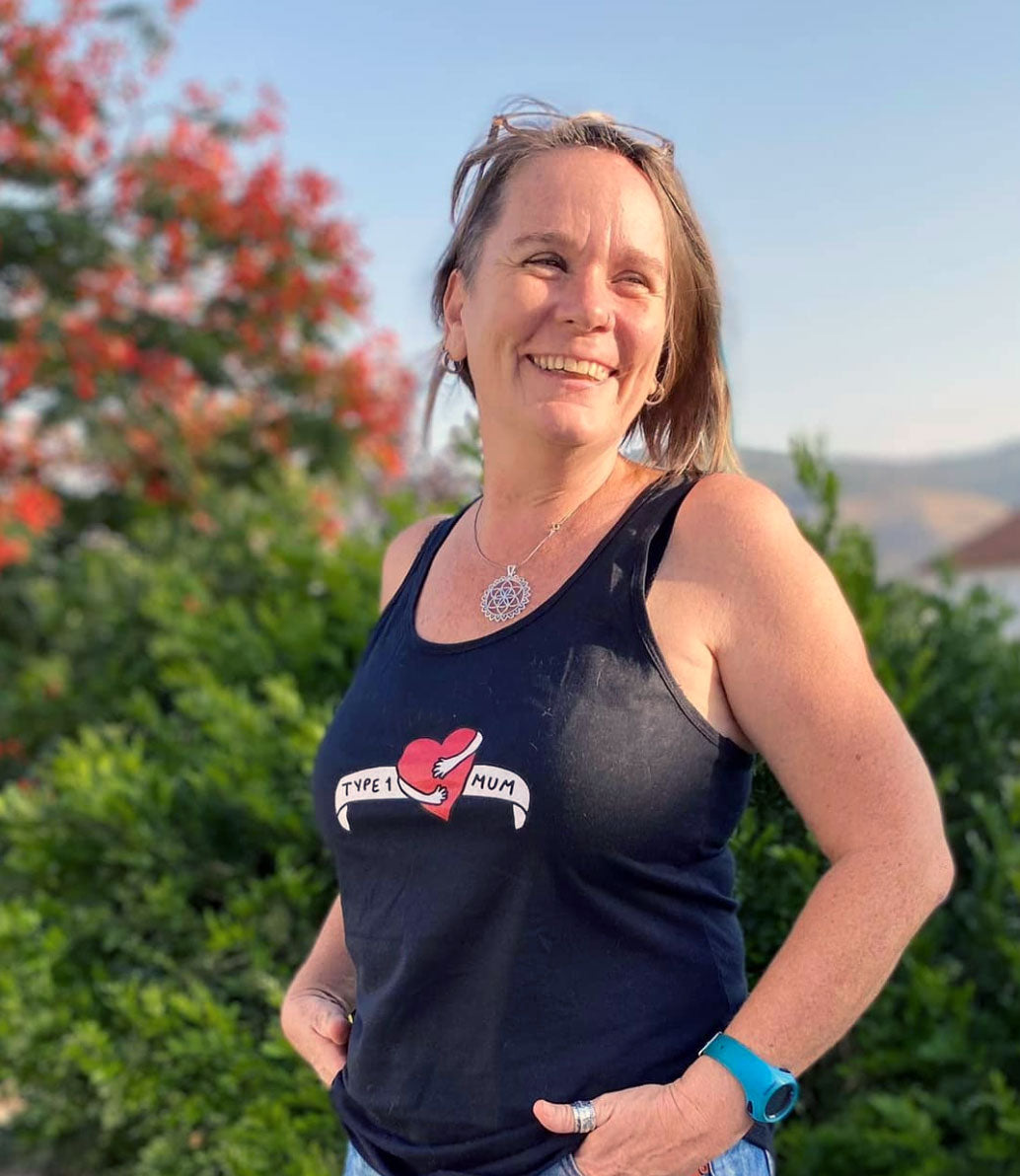 diabetes type 1 mum t-shirt