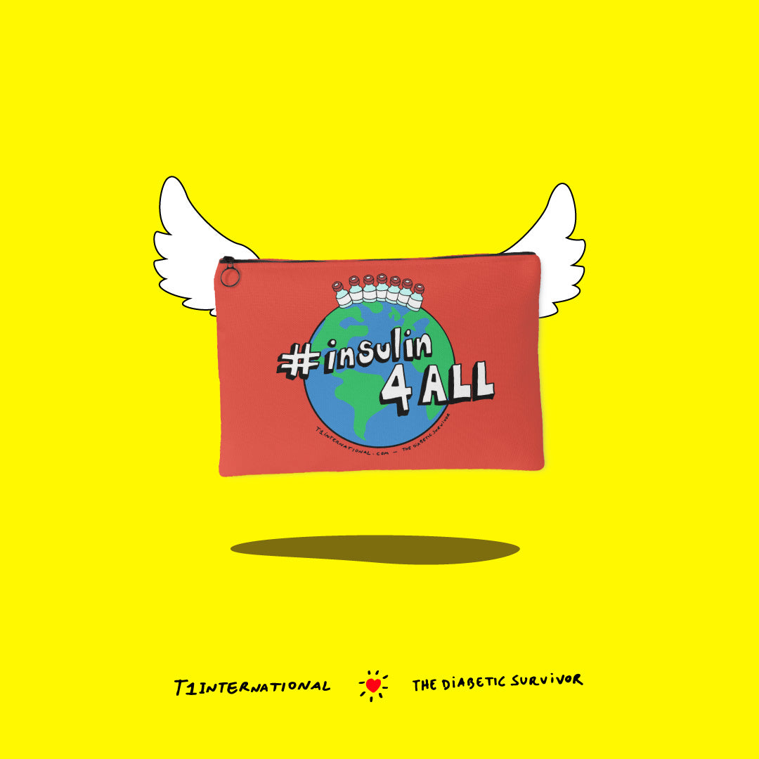 insulin4all campaign NEW Pouches - The Diabetic Survivor and T1International have teamed up!