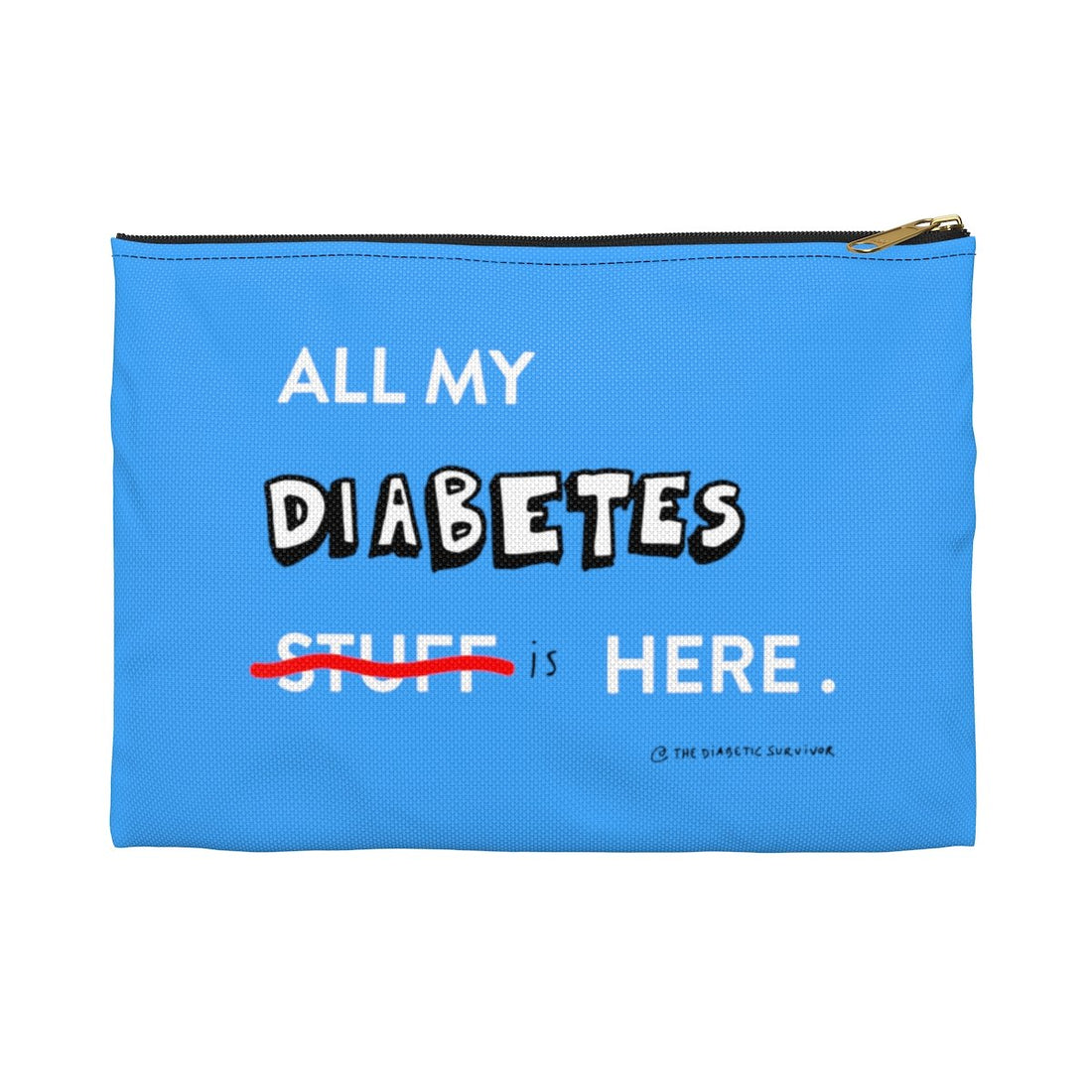 All my diabetes stuff bag
