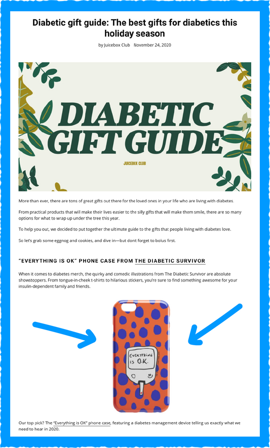 Juicebox Club Diabetes Gift Guide 2020