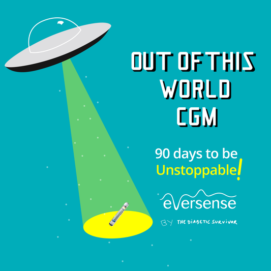 Artwork for Eversense CGM on #WorldUFODay