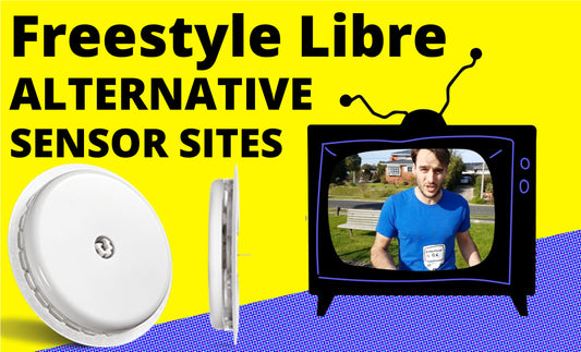 Freestyle Libre Sensor Alternative Placement by @Jackabetic