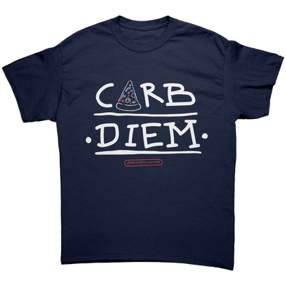 Unisex_T-shirt_-_Carb_Diem__Navy_Front_Mockup.png