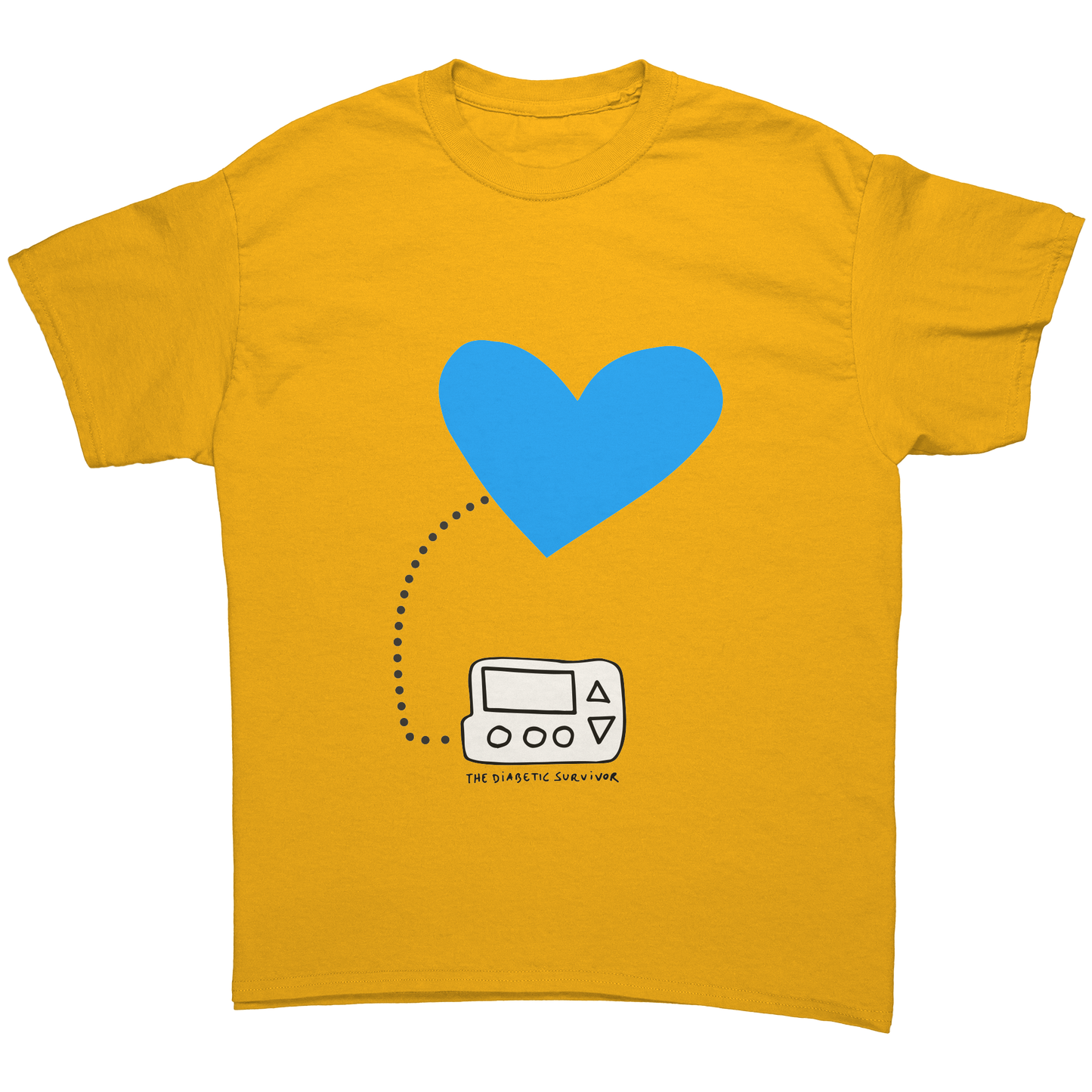 Unisex_T-shirt_-_Diabetes_Awareness_Gold_Front_Mockup.png_15410511