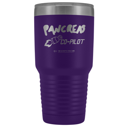 Pancreas CO-PILOT - 30 oz Tumbler purple