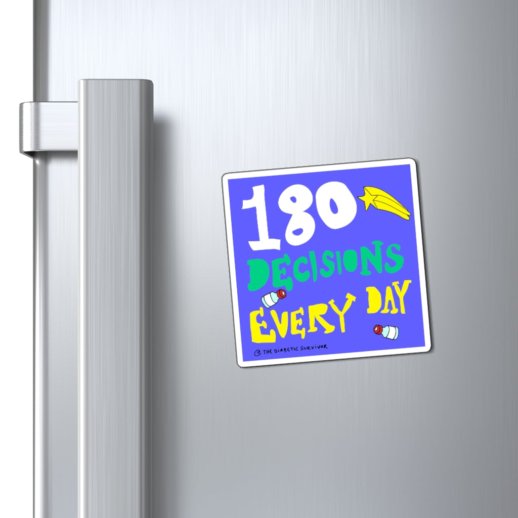 180 Decisions Every Day - Magnet