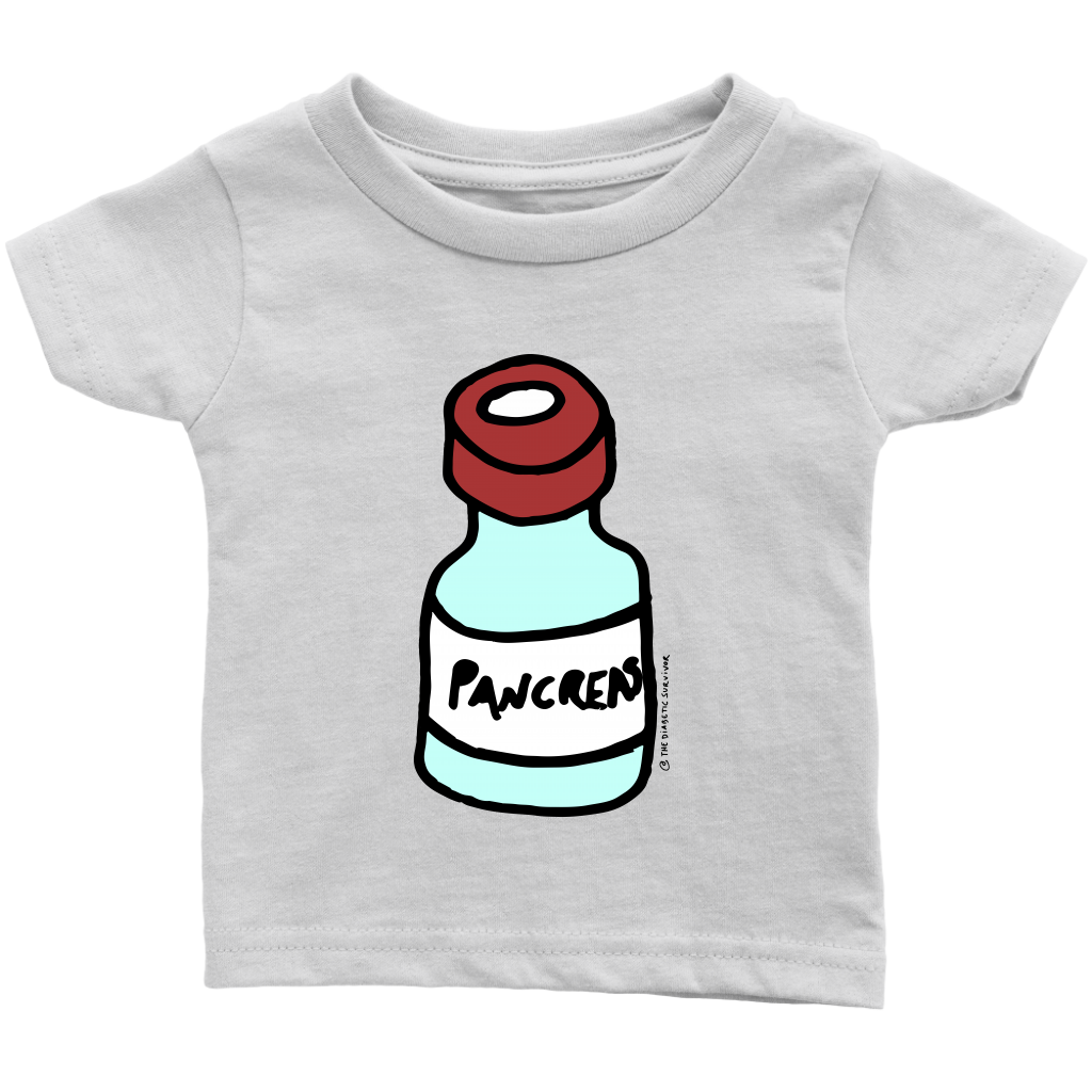 Diabetes Pancreas as Vial Infant Tee Shirt