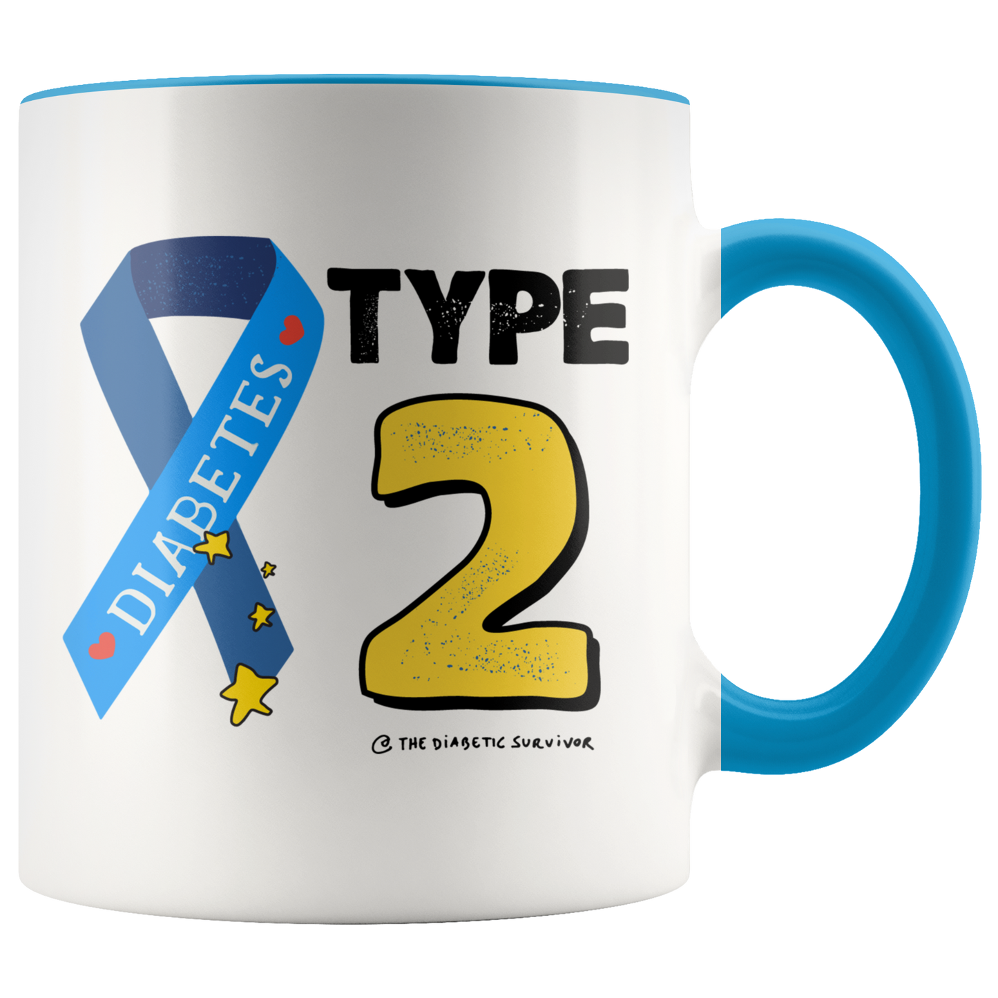 Diabetes Type 2 ceramic mug