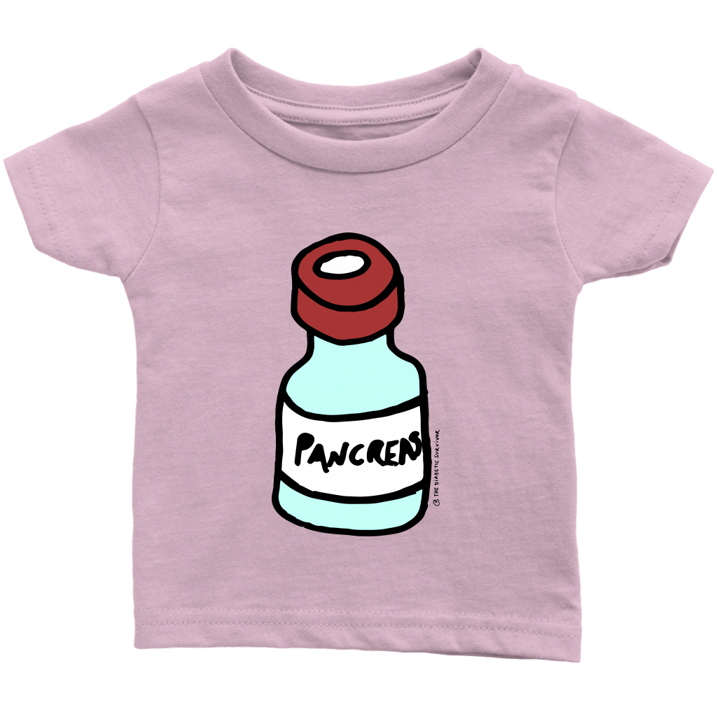 Diabetes Pancreas as Vial Infant Tee Shirt