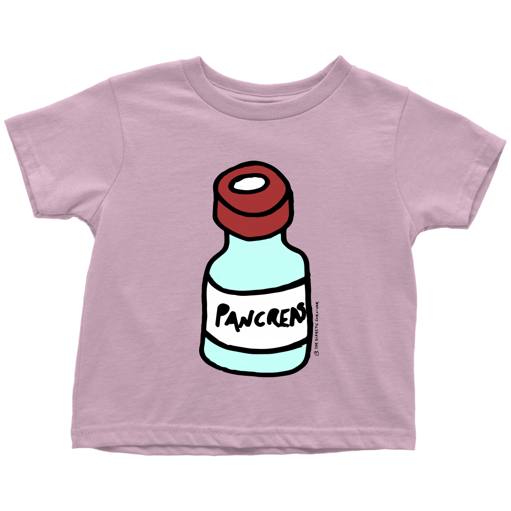 Diabetes Pancreas as Vial Infant Toddler Shirt