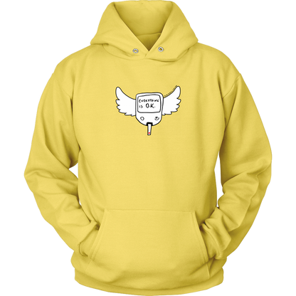 Diabadass yellow diabetes awareness hoodie