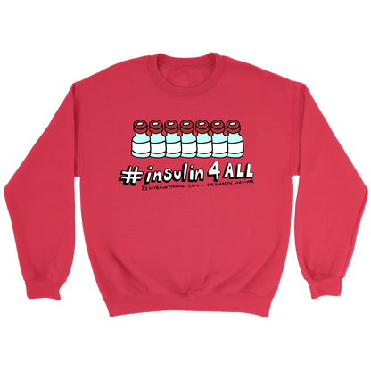 red sweater insulin4all diabetes awareness