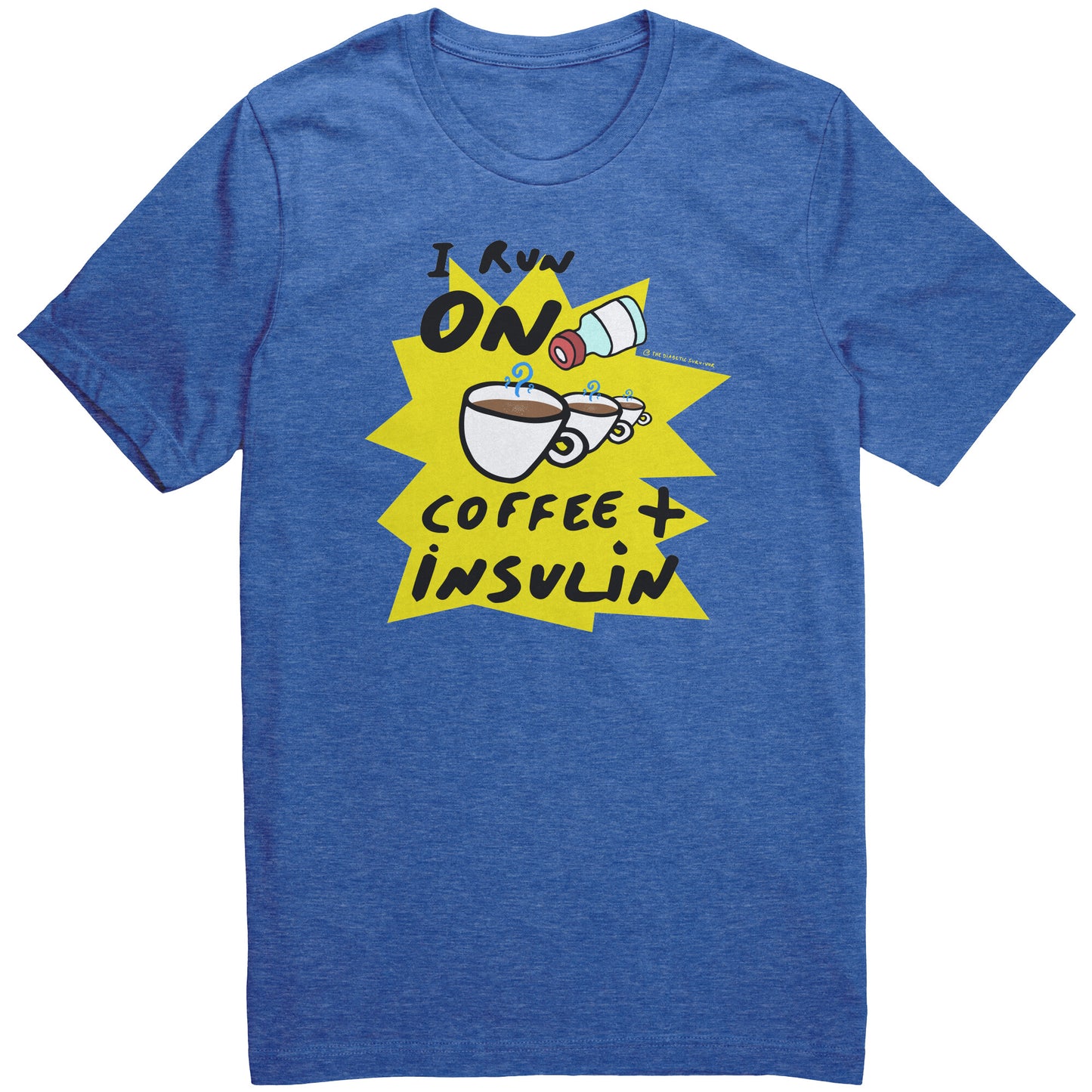 Unisex T-shirt - Running on Coffee + Insulin