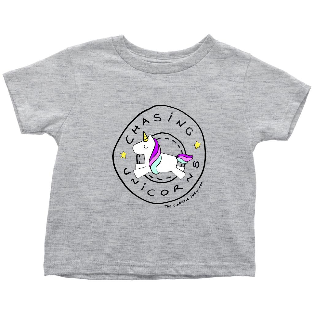 Diabetes Chasing Unicorns Toddler T-Shirt