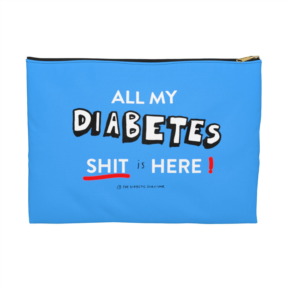 All my Diabetes shit is here bag large size