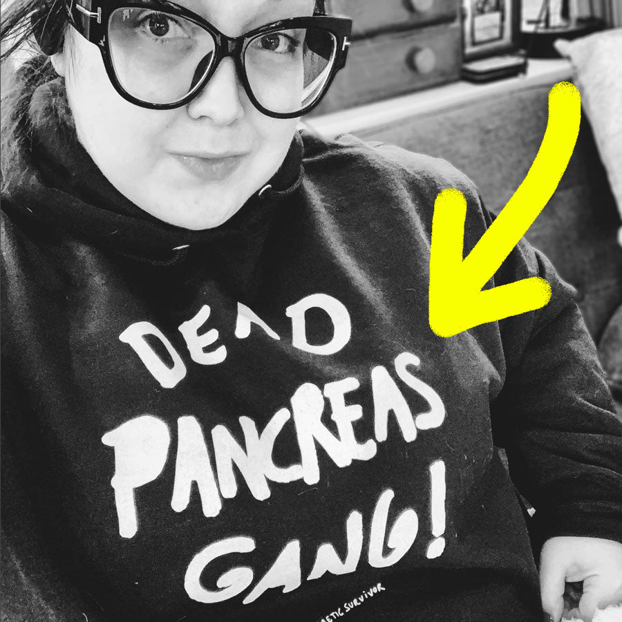 dead pancreas gang black hoodie