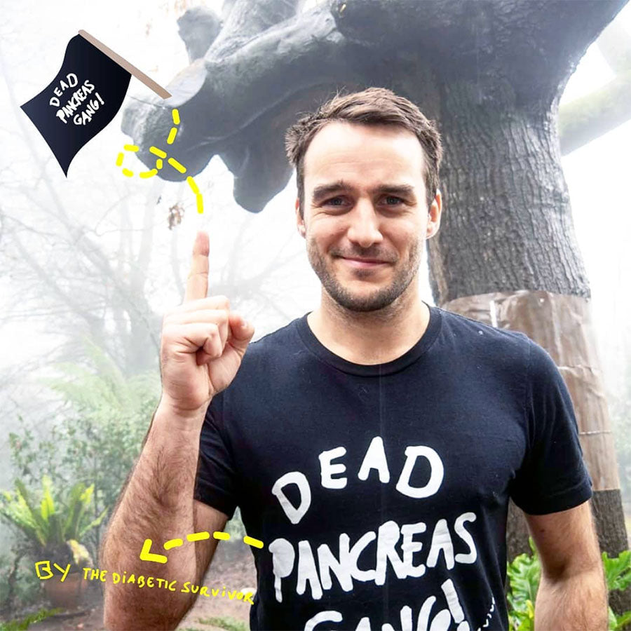 Dead pancreas gang t-shirt black