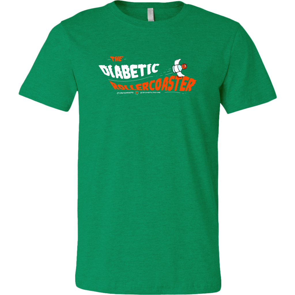 Men's T-Shirt - The Diabetic Roller-Coaster