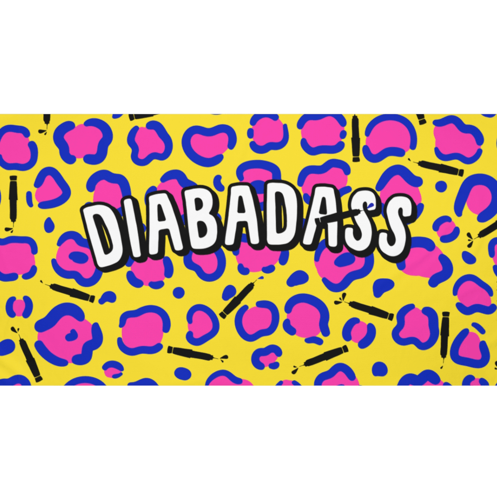 diabadass diabetic towel