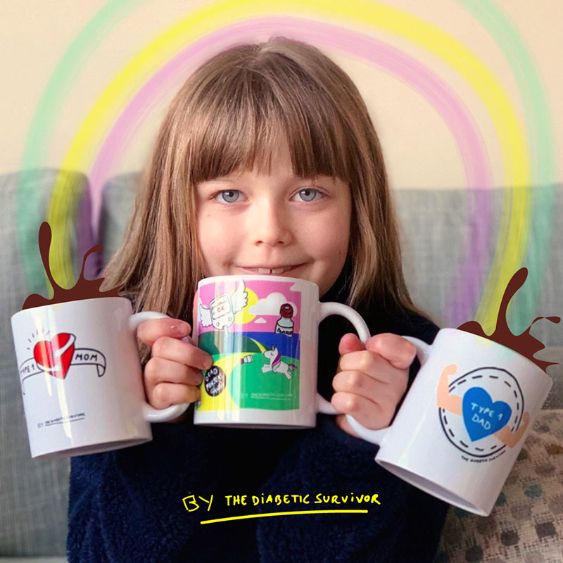 Diabetes Landscape with Unicorn 11oz Coffee Mug – The Diabetic Survivor