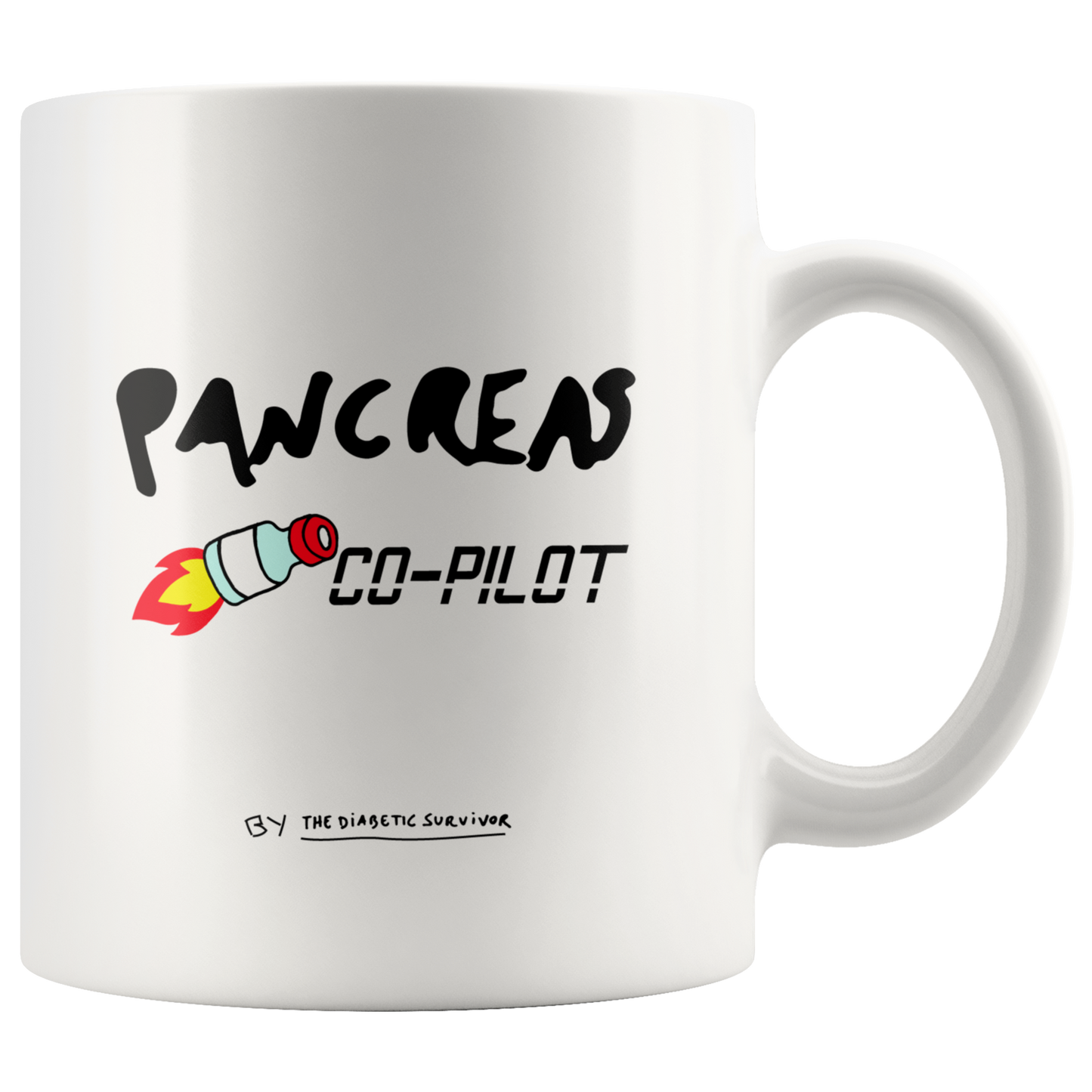 Pancreas CO-PILOT Ceramic Premium Mug