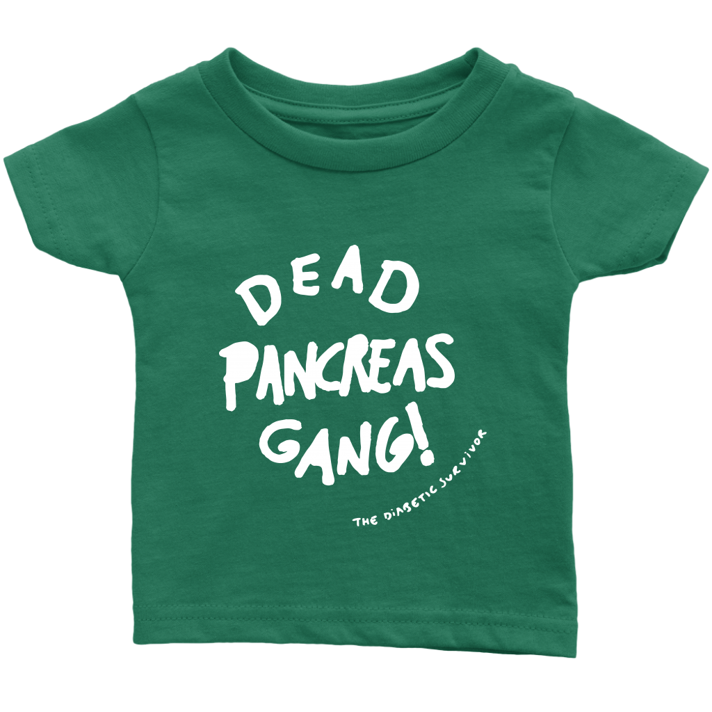 Dead Pancreas Gang Infant Tee Shirt Green