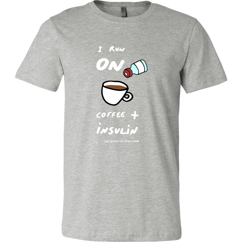 I run on coffee and insulin T-shirt